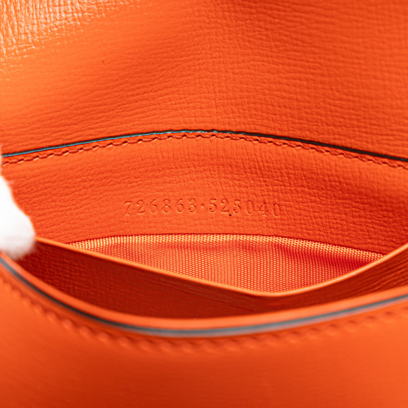 Pre-Loved Gucci Mini Leather Horsebit 1955 Web Satchel - Picture 5 of 10